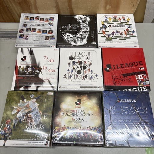Jリーグオフィシャルトレーディングカード BOX Jリーグ トレーディングカード サッカー カード 未開封品 9点 まとめて